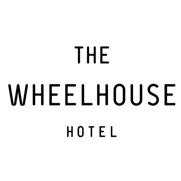 Black text on a white background reads "The Wheelhouse Hotel" in uppercase, sans-serif font.
