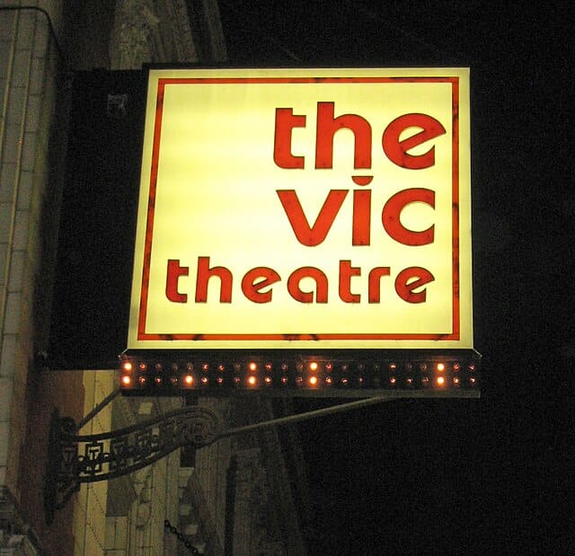 The_Vic_Theatre_Chicago Illuminated sign for